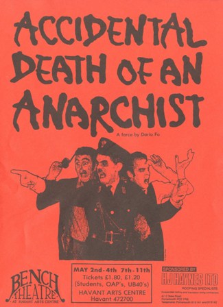Accidental Death of an Anarchist poster image